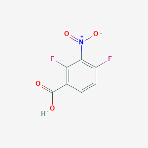 molecular formula C7H3F2NO4 B8237641 2,4-Difluoro-3-nitrobenzoic acid 