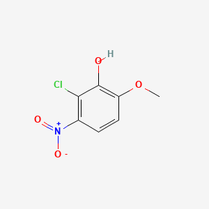 molecular formula C7H6ClNO4 B8237741 2-Chloro-6-methoxy-3-nitrophenol 