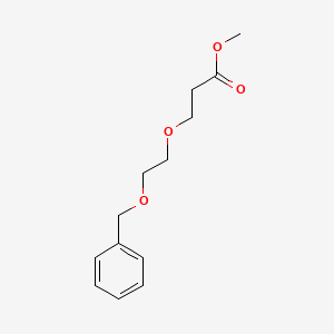 molecular formula C13H18O4 B8237778 Methyl 3-(2-(benzyloxy)ethoxy)propanoate 
