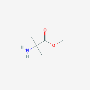 molecular formula C5H11NO2 B082381 甲基2-氨基-2-甲基丙酸酯 CAS No. 13257-67-5