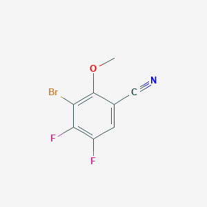 molecular formula C8H4BrF2NO B8238190 CID 131512457 