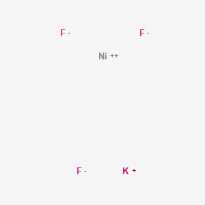 molecular formula F3KNi B082382 Nickel potassium fluoride CAS No. 13845-06-2