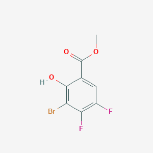 molecular formula C8H5BrF2O3 B8238228 CID 131338984 