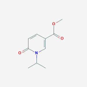 molecular formula C10H13NO3 B8238244 Methyl 1,6-dihydro-1-(1-methylethyl)-6-oxo-3-pyridinecarboxylate 