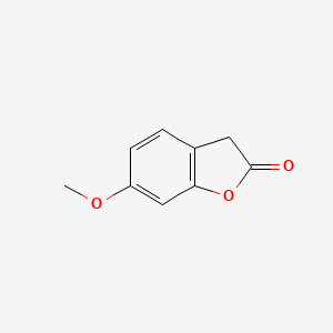 molecular formula C9H8O3 B8238284 6-methoxybenzofuran-2(3H)-one 