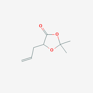 molecular formula C8H12O3 B8238428 5-Allyl-2,2-dimethyl-1,3-dioxolan-4-one 