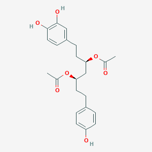 (3R,5R)-3,5-Diacetoxy-1-(3,4-dihydroxyphenyl)-7-(4-hydroxyphenyl)heptane