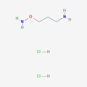 molecular formula C3H12Cl2N2O B8238710 3-(Aminooxy)-1-propanamine  dihydrochloride 