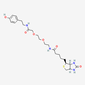 molecular formula C24H36N4O6S B8238725 Biotin-AEEA-Tyramide 