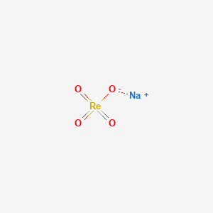 molecular formula NaReO4<br>NaO4Re B082388 Sodium perrhenate CAS No. 13472-33-8