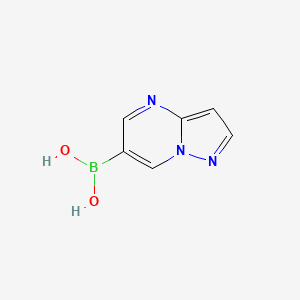 molecular formula C6H6BN3O2 B8238830 Pyrazolo[1,5-a]pyrimidin-6-ylboronic acid 