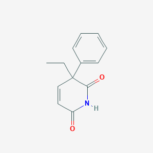 molecular formula C13H13NO2 B082392 3-Ethyl-3-phenylpyridine-2,6-dione CAS No. 14149-36-1