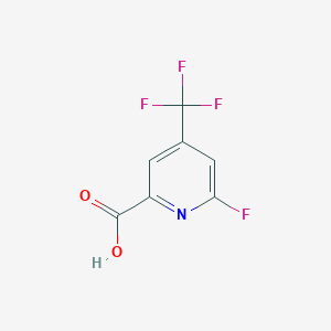 6-Fluoro-4-(trifluoromethyl)pyridine-2-carboxylic acid