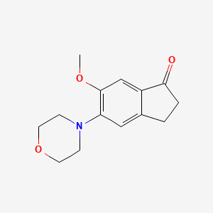 6-Methoxy-5-morpholino-2,3-dihydro-1H-inden-1-one