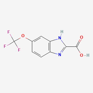 6-(trifluoromethoxy)-1H-benzimidazole-2-carboxylic acid