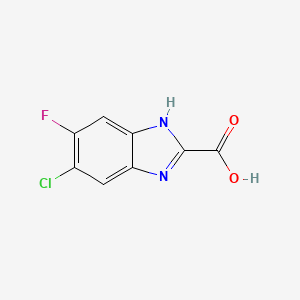 5-chloro-6-fluoro-1H-benzimidazole-2-carboxylic acid