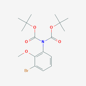 molecular formula C17H24BrNO5 B8239917 MFCD32702034 