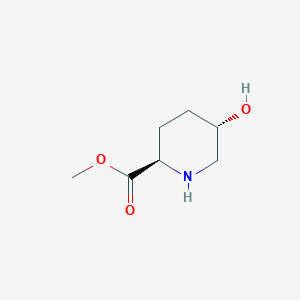 molecular formula C7H13NO3 B8240122 methyl (2R,5S)-5-hydroxypiperidine-2-carboxylate 