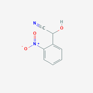 molecular formula C8H6N2O3 B082402 2-羟基-2-(2-硝基苯基)乙腈 CAS No. 13312-81-7