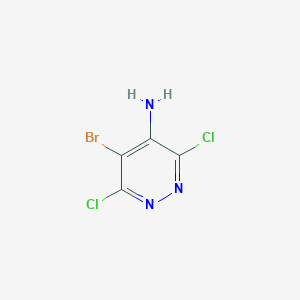 molecular formula C4H2BrCl2N3 B8240237 CID 130154655 