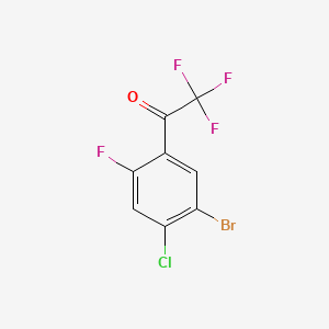 1-(5-Bromo-4-chloro-2-fluorophenyl)-2,2,2-trifluoroethanone