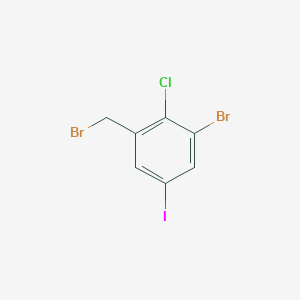 1-Bromo-3-(bromomethyl)-2-chloro-5-iodobenzene
