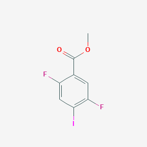 molecular formula C8H5F2IO2 B8240453 Methyl 2,5-difluoro-4-iodobenzoate 