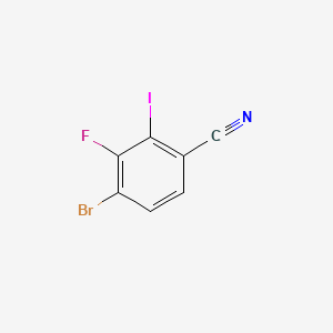 4-Bromo-3-fluoro-2-iodobenzonitrile
