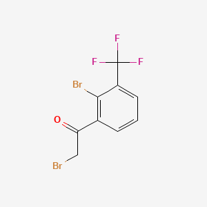 2-Bromo-1-[2-bromo-3-(trifluoromethyl)phenyl]ethanone