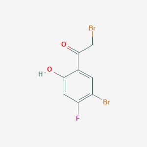5'-Bromo-4'-fluoro-2'-hydroxyphenacyl bromide