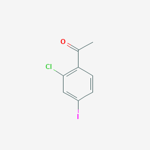 molecular formula C8H6ClIO B8240473 1-(2-Chloro-4-iodophenyl)ethan-1-one 