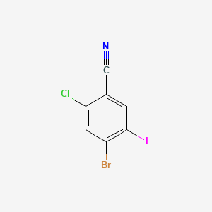 4-Bromo-2-chloro-5-iodobenzonitrile