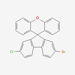 2-Bromo-7-chlorospiro[fluorene-9,9'-xanthene]