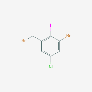 1-Bromo-3-(bromomethyl)-5-chloro-2-iodobenzene