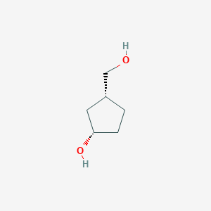 molecular formula C6H12O2 B8240574 cis-3-(Hydroxymethyl)cyclopentanol 