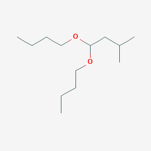 molecular formula C13H28O2 B8240580 Butane, 1,1-dibutoxy-3-methyl- CAS No. 13112-69-1