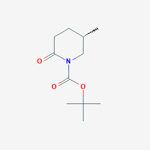 molecular formula C11H19NO3 B8240626 tert-Butyl (S)-5-methyl-2-oxopiperidine-1-carboxylate 