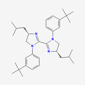 (4S,4'S)-1,1'-Bis(3-(tert-butyl)phenyl)-4,4'-diisobutyl-4,4',5,5'-tetrahydro-1H,1'H-2,2'-biimidazole