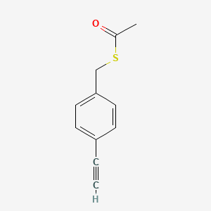 molecular formula C11H10OS B8240948 S-4-Ethynylbenzyl ethanethioate CAS No. 307537-95-7