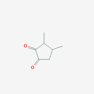 molecular formula C7H10O2 B082411 3,4-Dimethyl-1,2-cyclopentanedione CAS No. 13494-06-9