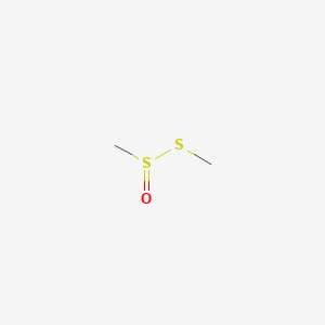 molecular formula C2H6OS2 B082412 (Methanesulfinylsulfanyl)methane CAS No. 13882-12-7