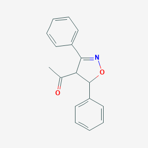 Ethanone, 1-(4,5-dihydro-3,5-diphenyl-4-isoxazolyl)-