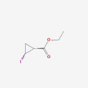 molecular formula C6H9IO2 B8241759 ethyl (1R,2R)-2-iodocyclopropane-1-carboxylate CAS No. 692288-06-5