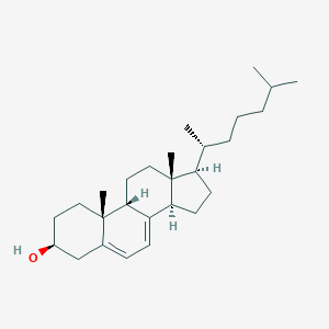molecular formula C27H44O B082421 (3S,9R,10R,13R,14R,17R)-10,13-dimethyl-17-[(2R)-6-methylheptan-2-yl]-2,3,4,9,11,12,14,15,16,17-decahydro-1H-cyclopenta[a]phenanthren-3-ol CAS No. 10346-44-8