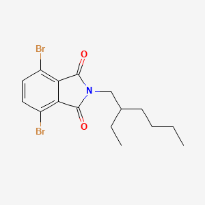molecular formula C16H19Br2NO2 B8242813 4,7-DibroMo-2-(2-ethylhexyl)isoindoline-1,3-dione 