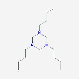 molecular formula C15H33N3 B082434 1,3,5-Tributyl-1,3,5-triazinane CAS No. 13036-83-4