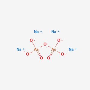 molecular formula As2Na4O7 B082438 Sodium diarsenate CAS No. 13464-42-1