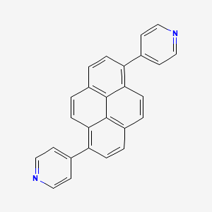 molecular formula C26H16N2 B8244028 1,6-Di(pyridin-4-yl)pyrene 
