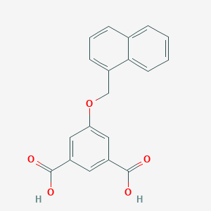 molecular formula C19H14O5 B8244085 5-(Naphthalen-1-ylmethoxy)isophthalic acid 