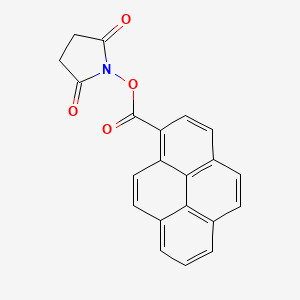 molecular formula C21H13NO4 B8244093 2,5-Dioxopyrrolidin-1-yl pyrene-1-carboxylate 